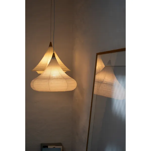 Shizuku Hanglamp Wit/Eiken