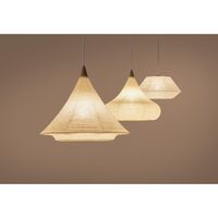 Shizuku Hanglamp Wit/Eiken