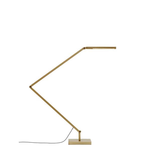 Lámpara de Mesa Lineal sin Base , Color Oro, 2700K.
