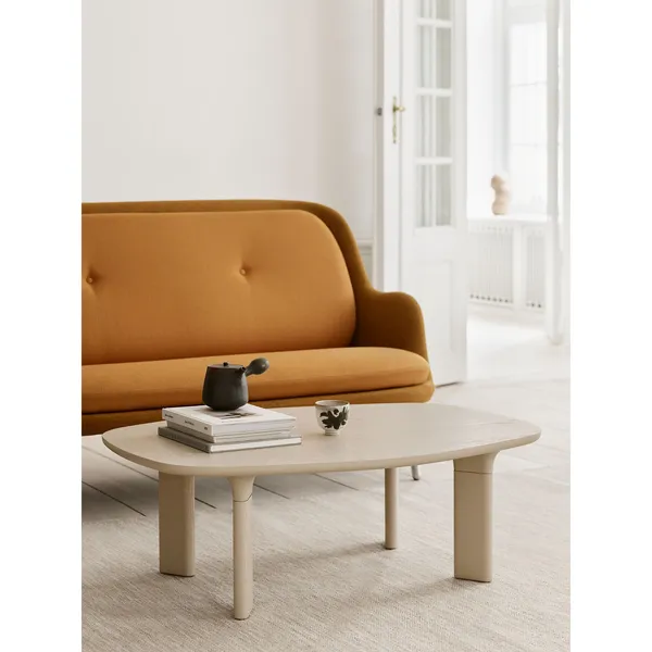 Table Basse Analogique Beige Clair