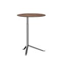 Walnut / Polished aluminium