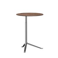 Little Friend KS11 Side Table Adjustable Height Walnut/Polished Aluminum