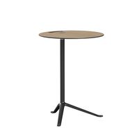 Little Friend KS12 Sidobord Ek/Pulverlackerad Aluminium