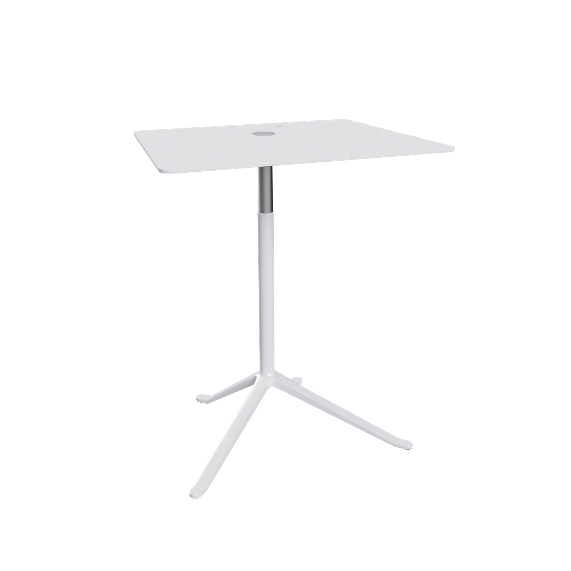 Little Friend KS13 Sidebord Justerbar Hjde Hvid/Pulverlakeret Aluminium
