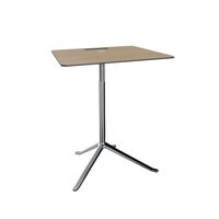 Little Friend KS13 Side Table Adjustable Height Oak/Polished Aluminum