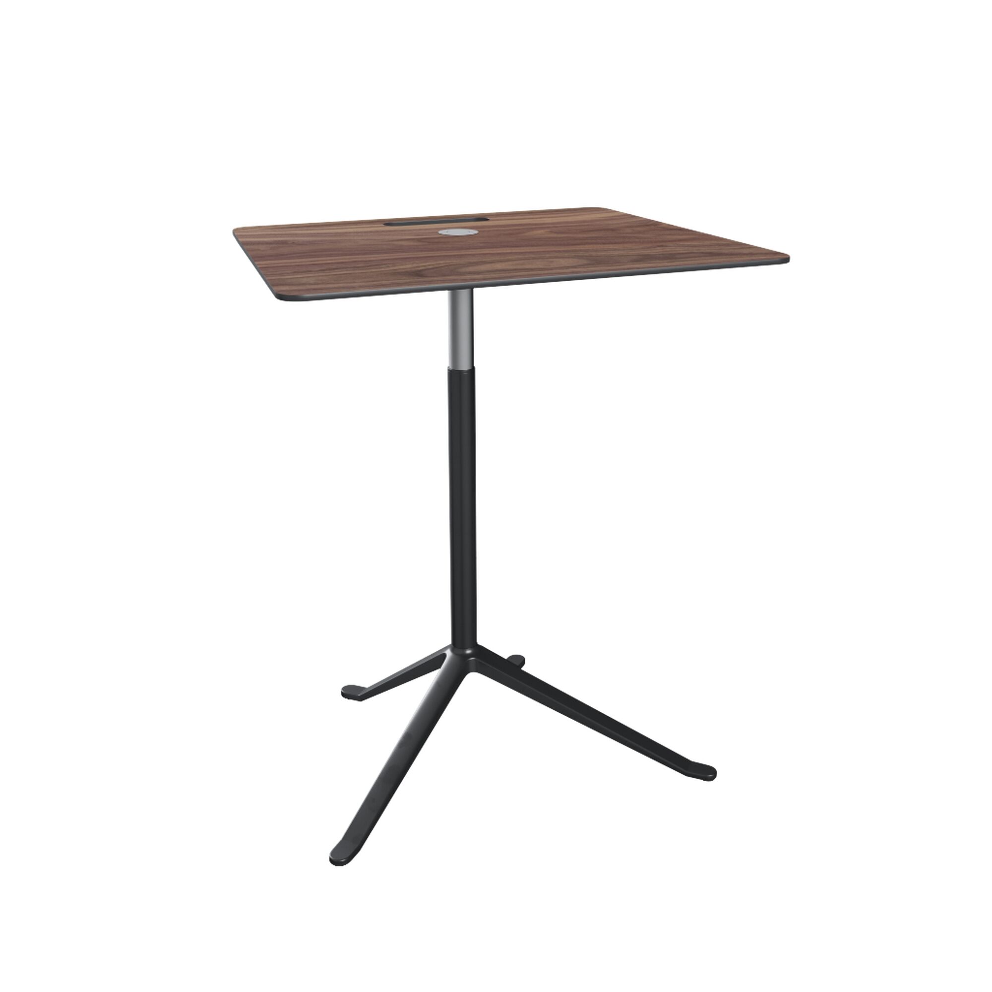 Little Friend KS13 Sidebord Justerbar Høyde Valnøtt/ Pulverlakkert Aluminium
