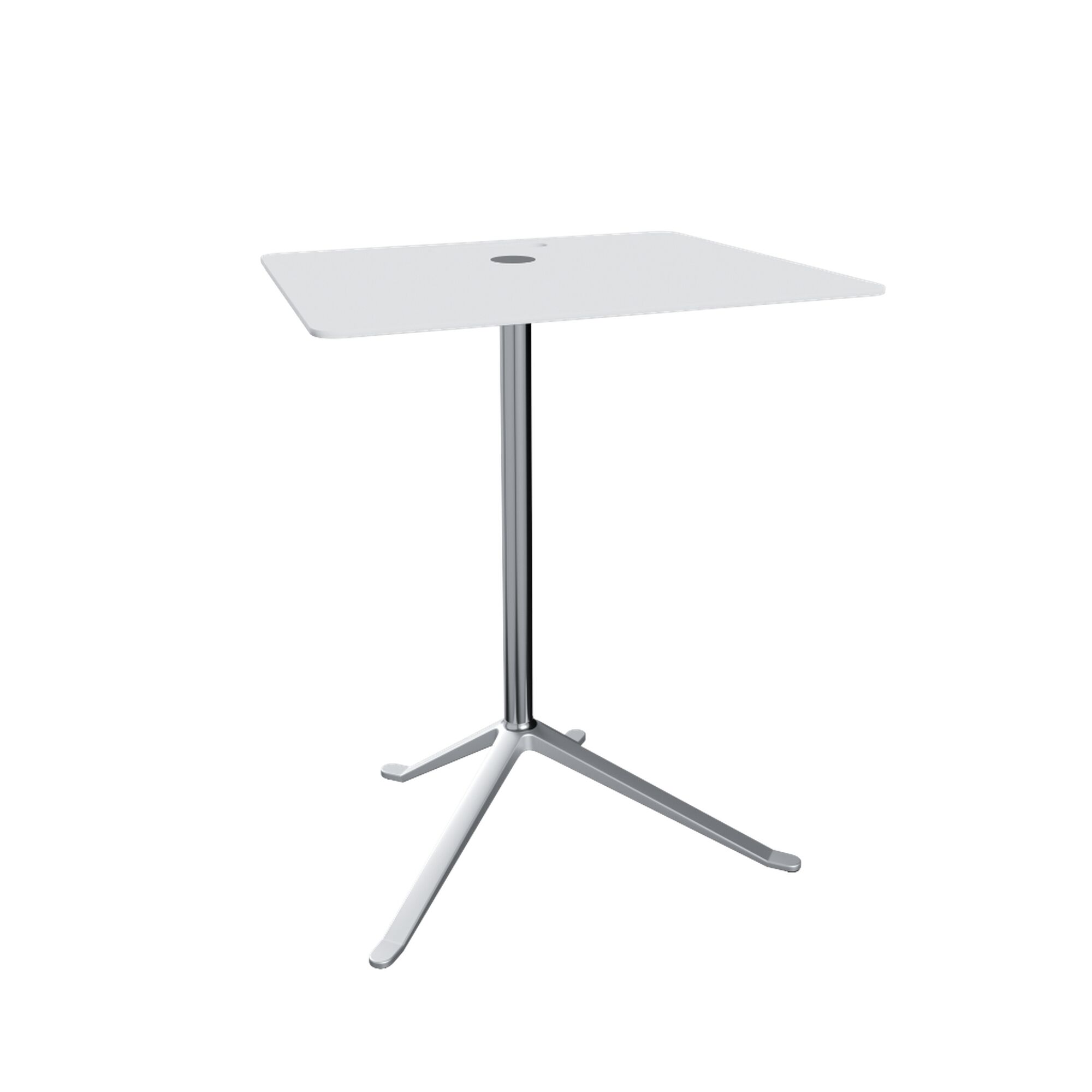 Little Friend KS14 Sidebord Hvit/polert Aluminium