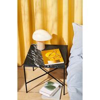 Planner Couchtisch 45x45 cm Anthrazit/ Schwarz