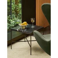 Planner Couchtisch 45x45 cm Anthrazit/ Schwarz