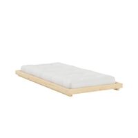 Dock Bed Frame 90x200 Clear Lacquered Pine