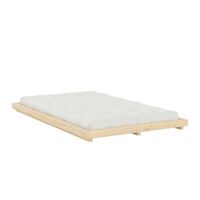 Dock Bed Frame 120x200 Clear Lacquered Pine