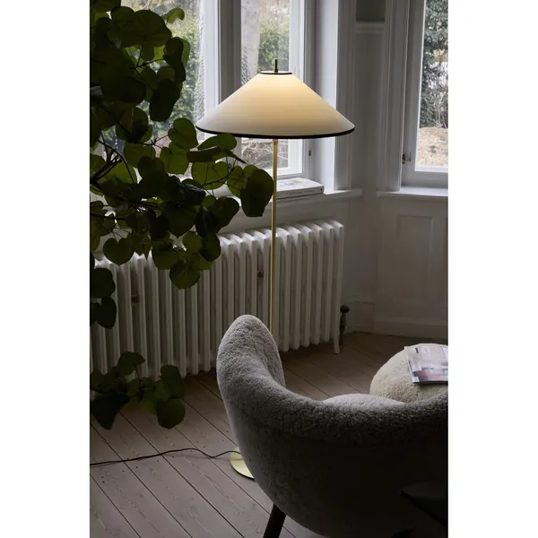 Tafta Gulvlampe Ø52 Sort/Off-White