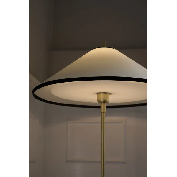 Tafta Gulvlampe Ø52 Sort/Off-White
