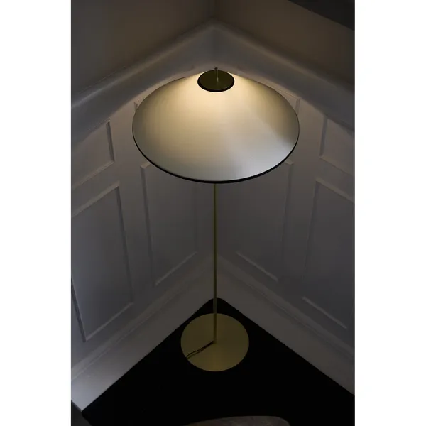 Tafta Gulvlampe Ø52 Sort/Off-White