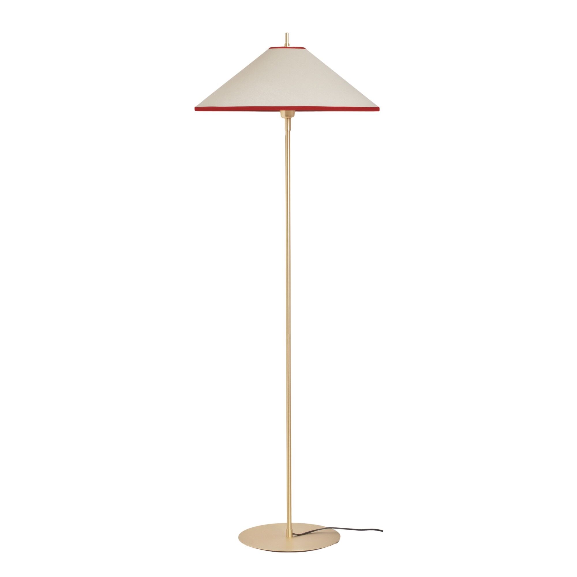 Tafta Golvlampa &Oslash;52 R&ouml;d/Off-White