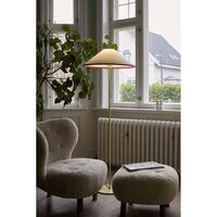 Tafta Vloerlamp Ø52 Rood/gebroken Wit