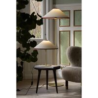 Tafta Vloerlamp Ø52 Rood/gebroken Wit