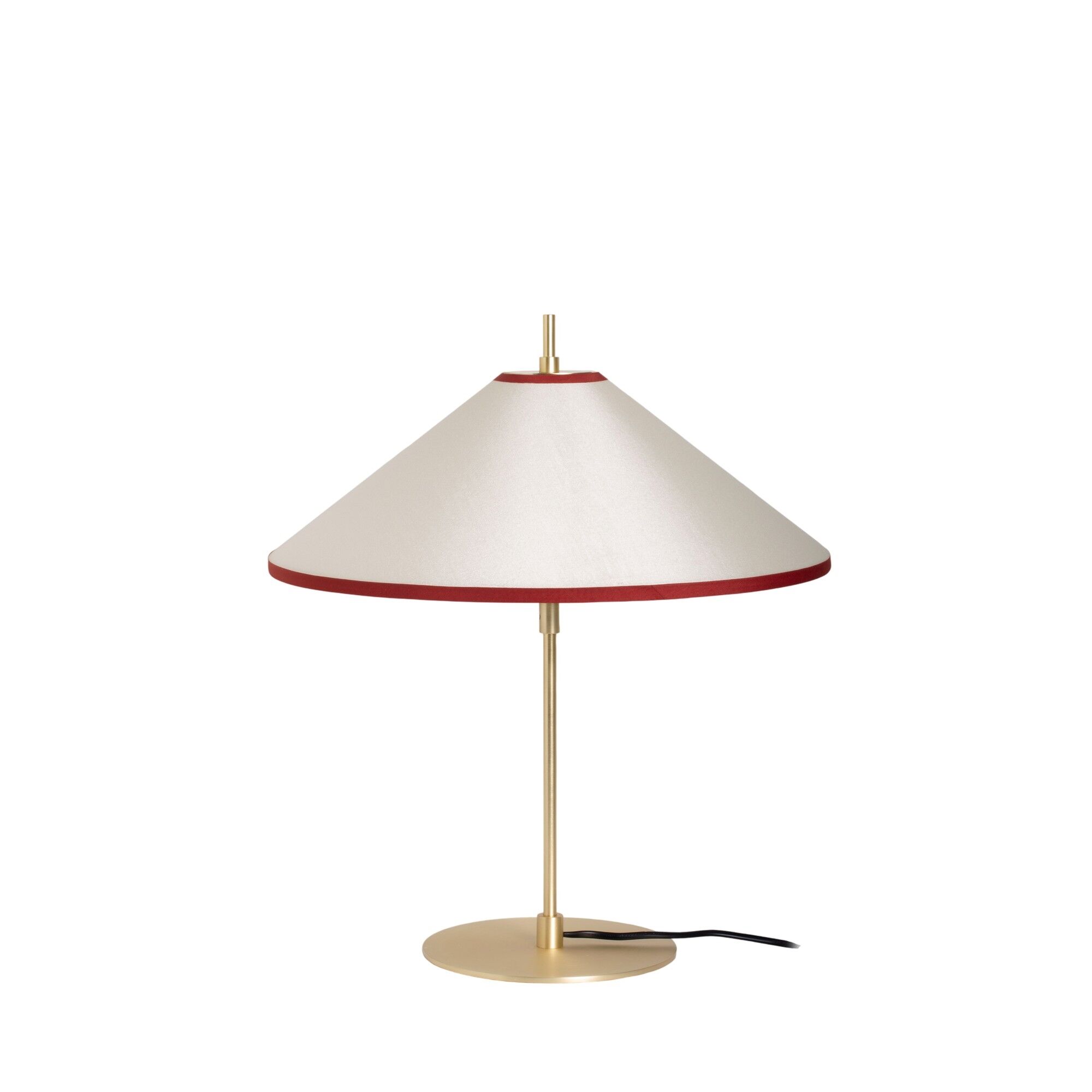 Tafta Bordslampa R&ouml;d/Off-White