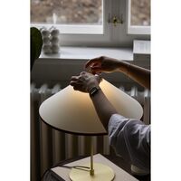 Tafta Tafellamp Rood/gebroken Wit
