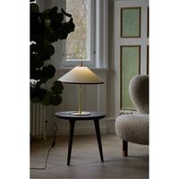 Tafta Tafellamp Rood/gebroken Wit