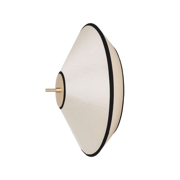 Lámpara de Techo Tafta Ø40 Negro/Blanco Roto