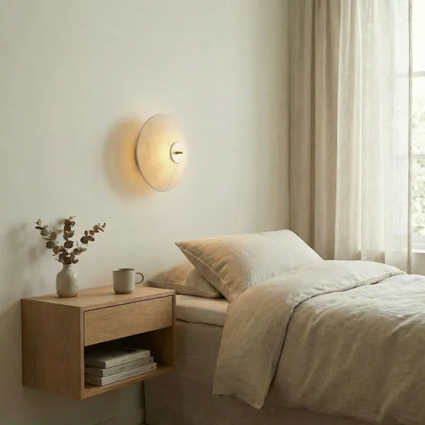 Tafta Væg/Loftlampe Ø40 Natural
