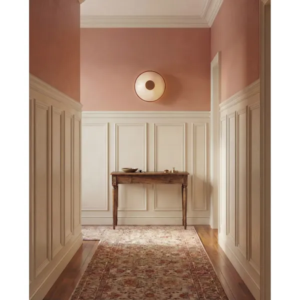 Tafta Væg/Loftlampe Ø40 Rød/Off-White
