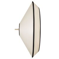 Tafta Væg/Loftlampe Ø52 Sort/Off-White