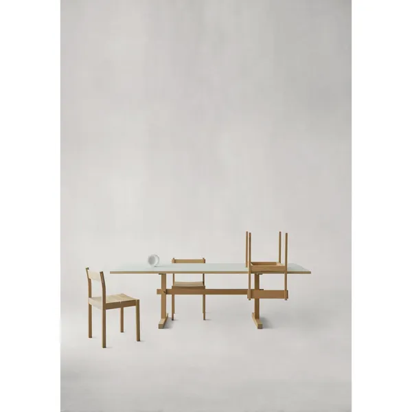 Gaspard 240 Dining Table Light Oak
