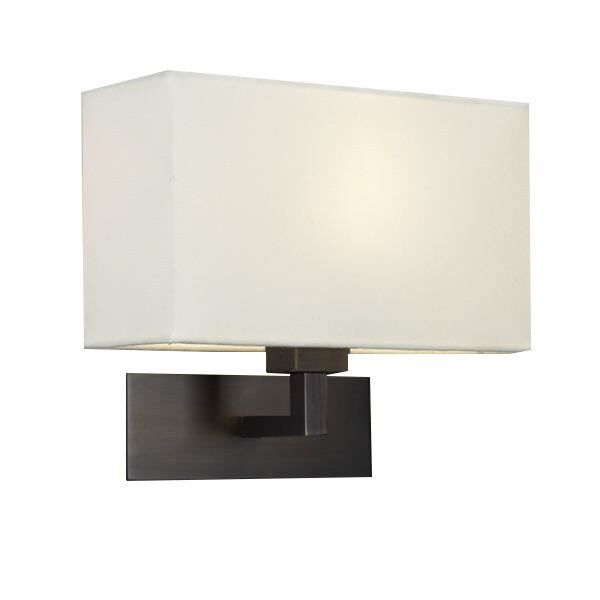 Park Lane Grande V&auml;gglampa Brons & Vit