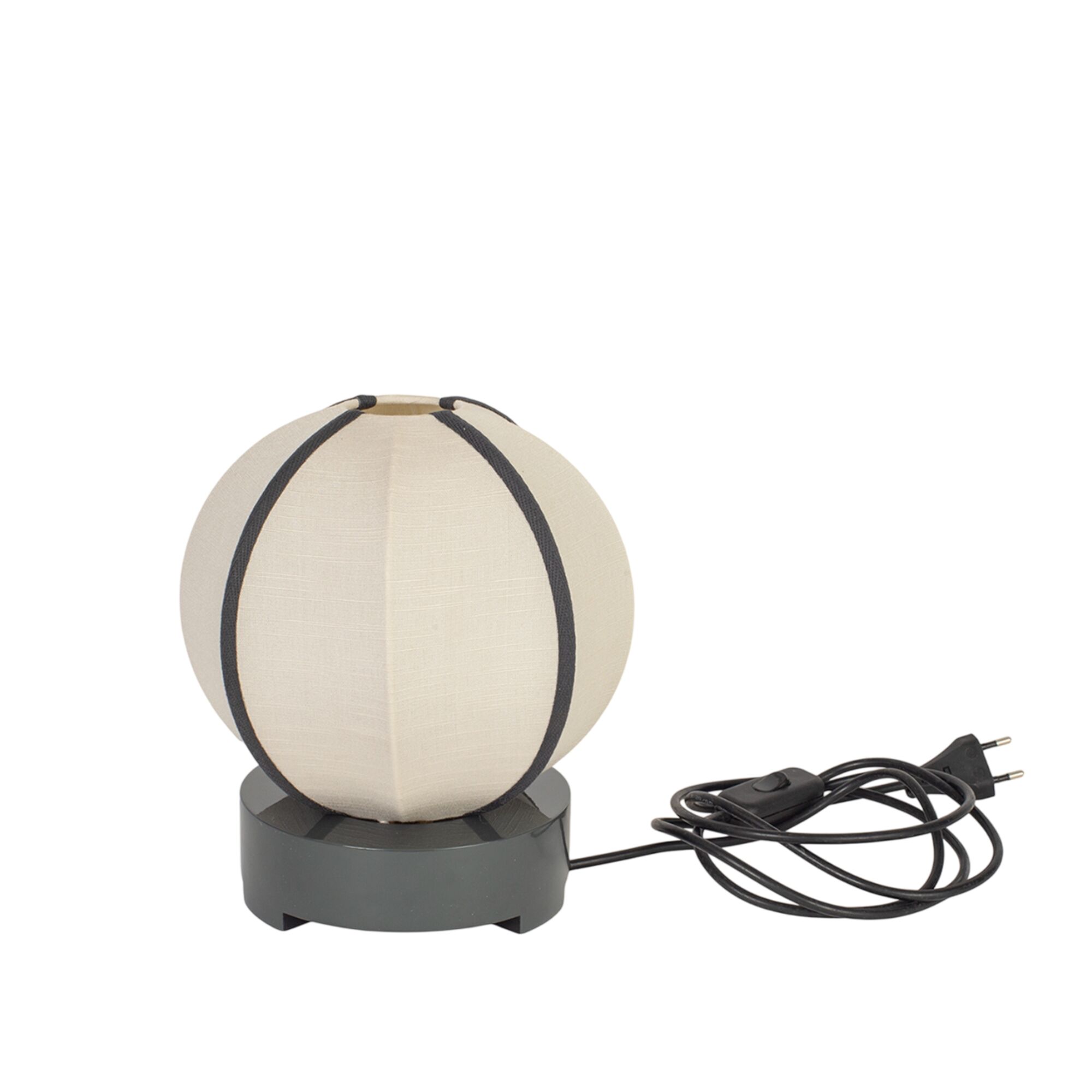 Rund Bordslampa Sandf&auml;rgad/Kol