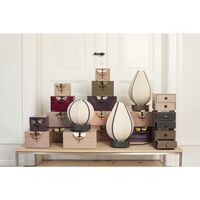 Round Table lamp Sand/Coal