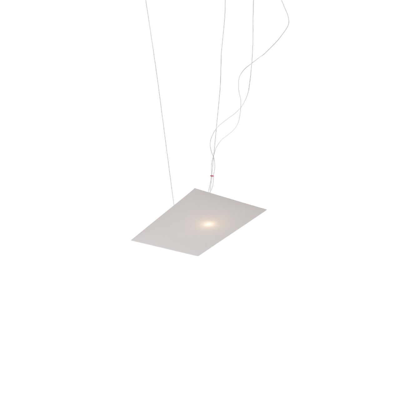 Serie C Taklampa Medium Aluminium/Papper