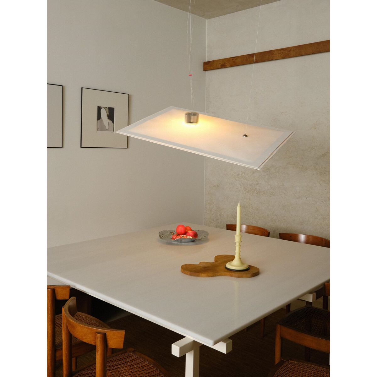 Series C Pendant Medium Aluminum/Paper