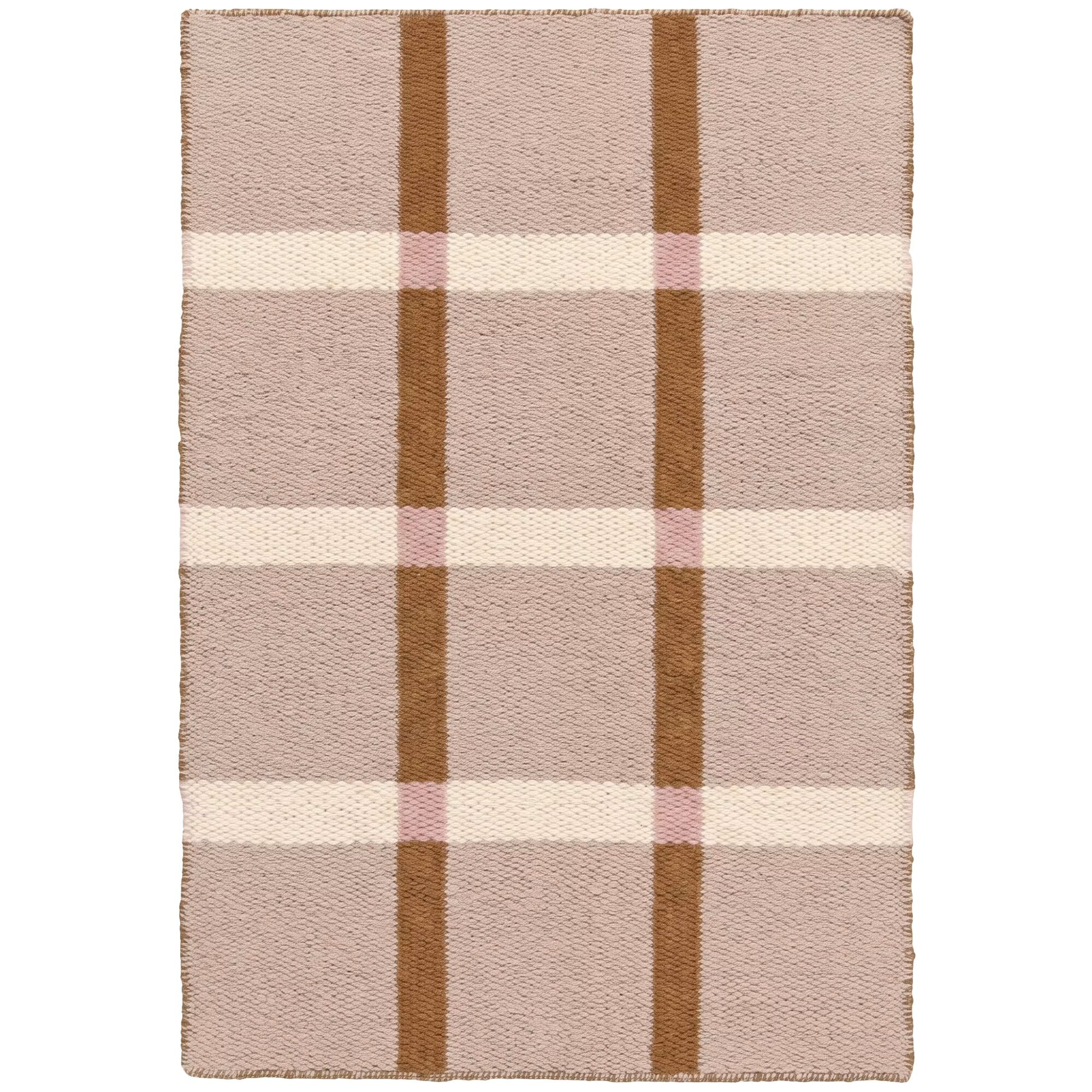Mosaic Rug 60x90 cm Brun/Rosa/Grå/Hvit