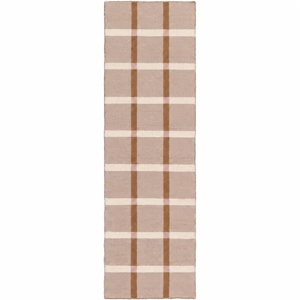 Mosaic Rug 75x250 cm Brown/Pink/Gray/White