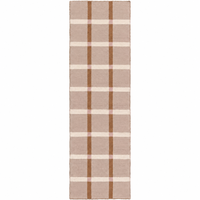 Mosaic Rug 75x250 cm Brown/Pink/Gray/White