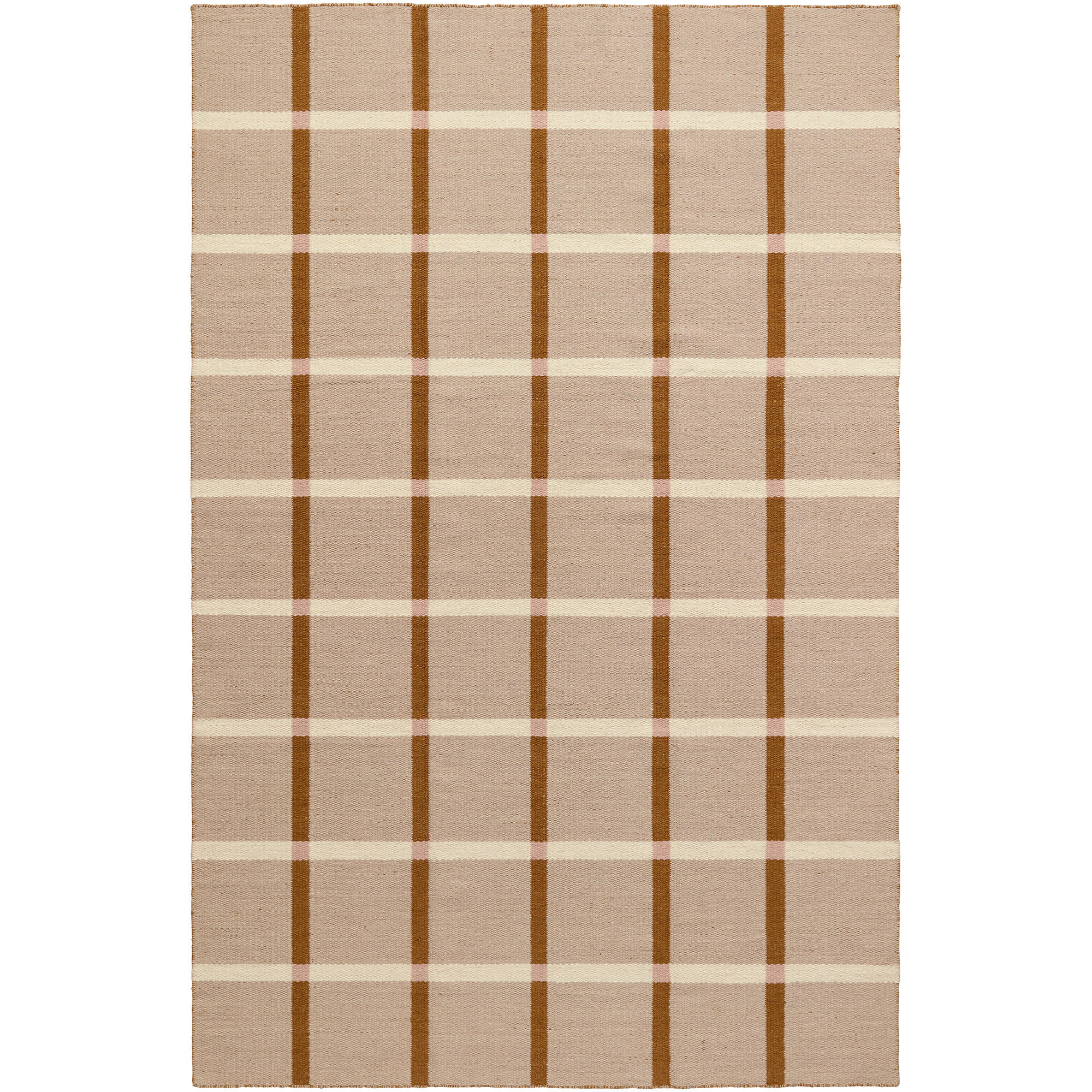Mosaic Rug 75x150 cm Brun/Rosa/Grå/Hvit