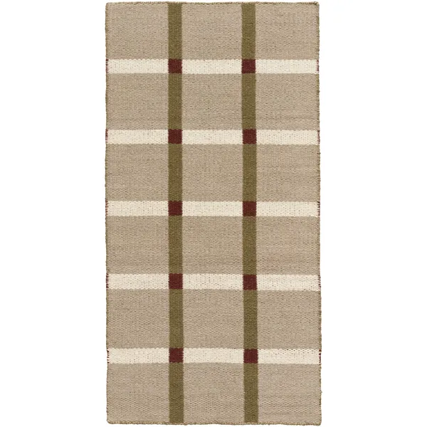 Mosaic Rug 75x150 cm Green/Boan/White