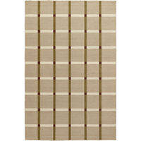 Mosaic Rug 180x270 cm Grün/Boan/Weiß