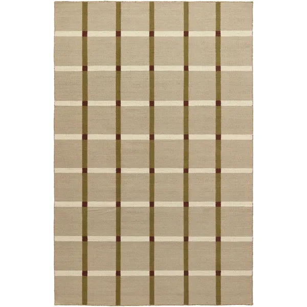 Mosaic Rug 180x270 cm Grün/Boan/Weiß