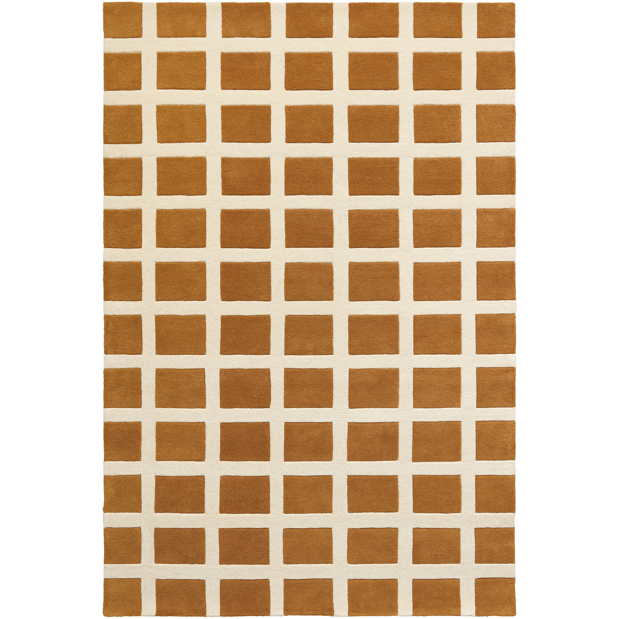 Field Rug 180x270 cm Brun/Hvit