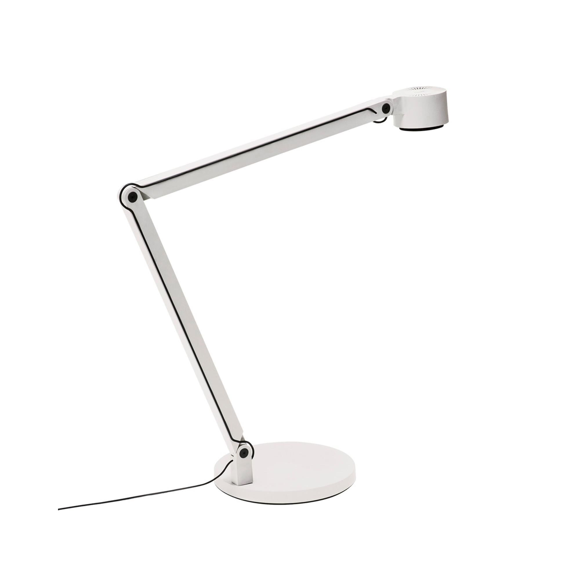 W127 Winkel Bordlampe Hvid