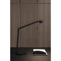 W127 Winkel Bordlampe Grå