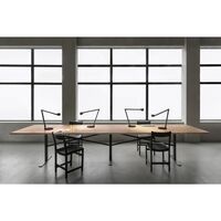 W127 Winkel Bordlampe Sort