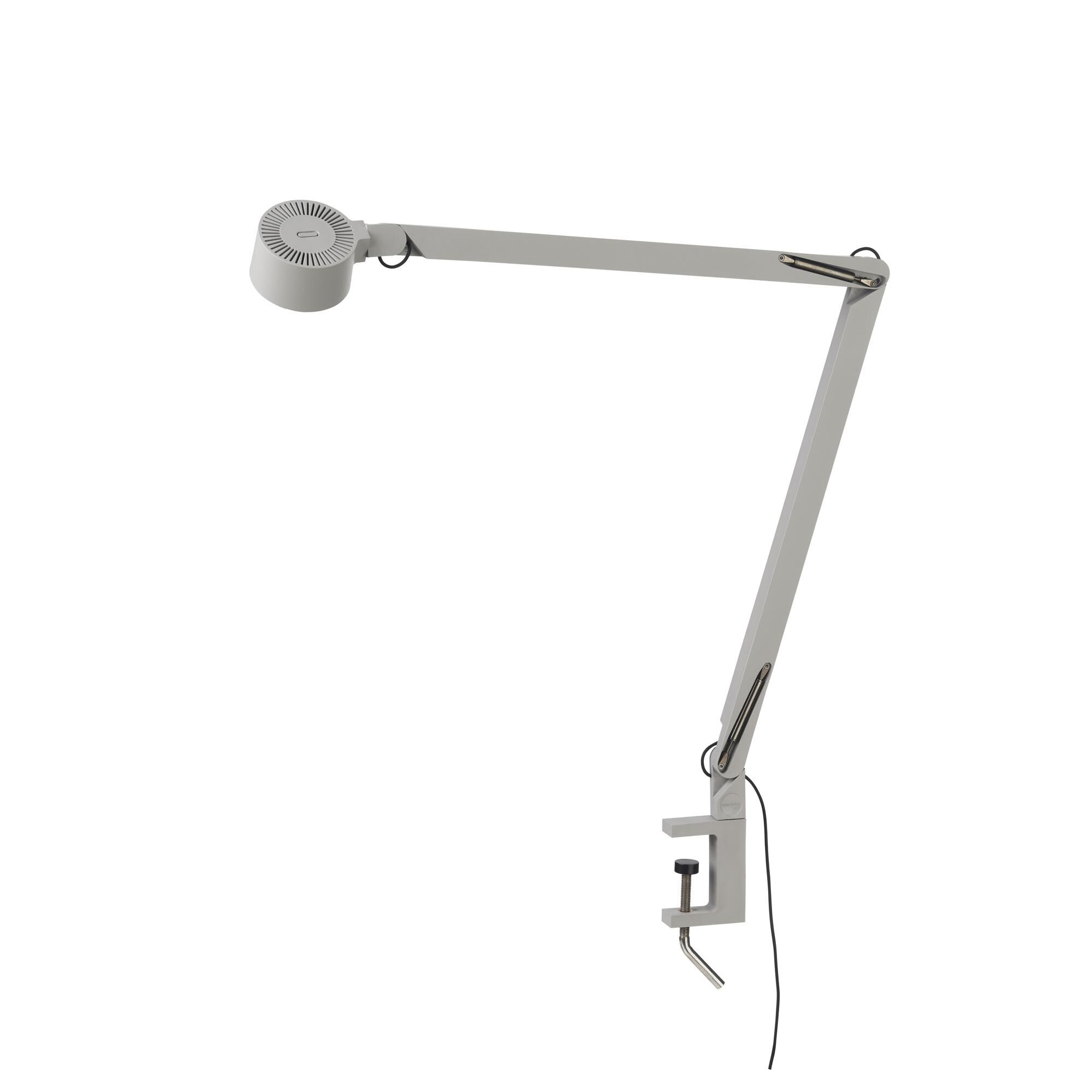 Wästberg W127 Winkel Bordlampe med Klemme Grå