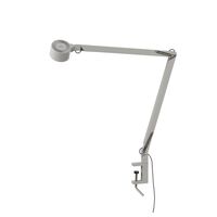 W127 Winkel Bordlampe Med Klemme Grå