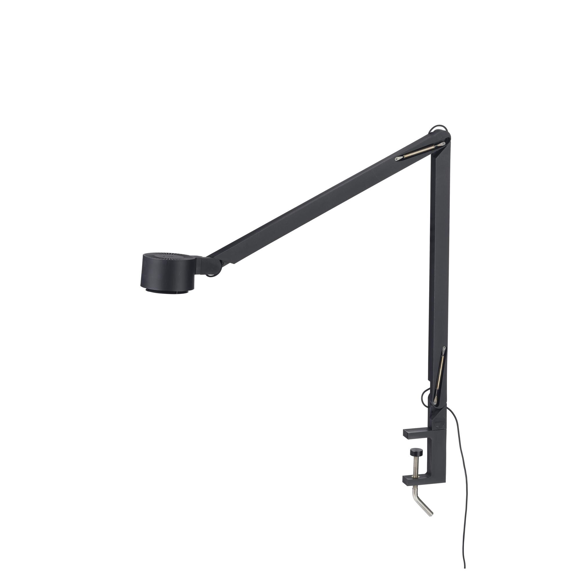 Wästberg W127 Winkel Bordlampe med Klemme Sort
