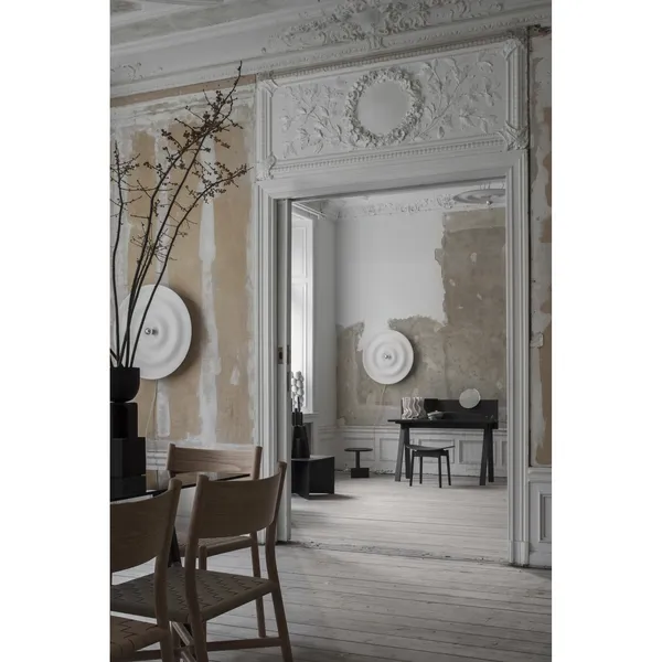 W171 Alma Væglampe Gråhvid