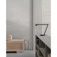W227 Winkel Alu Bordlampe Raw Tumbled